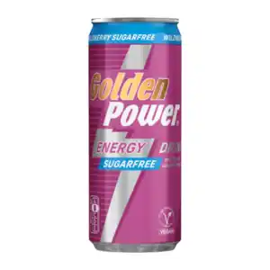 GOLDEN POWER Energydrink Wildberry Sugarfree 0,25L
