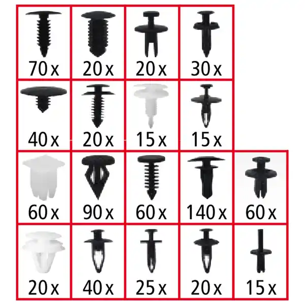 Bild 2 von Kraft Werkzeuge Demontagewerkzeug 802tlg.