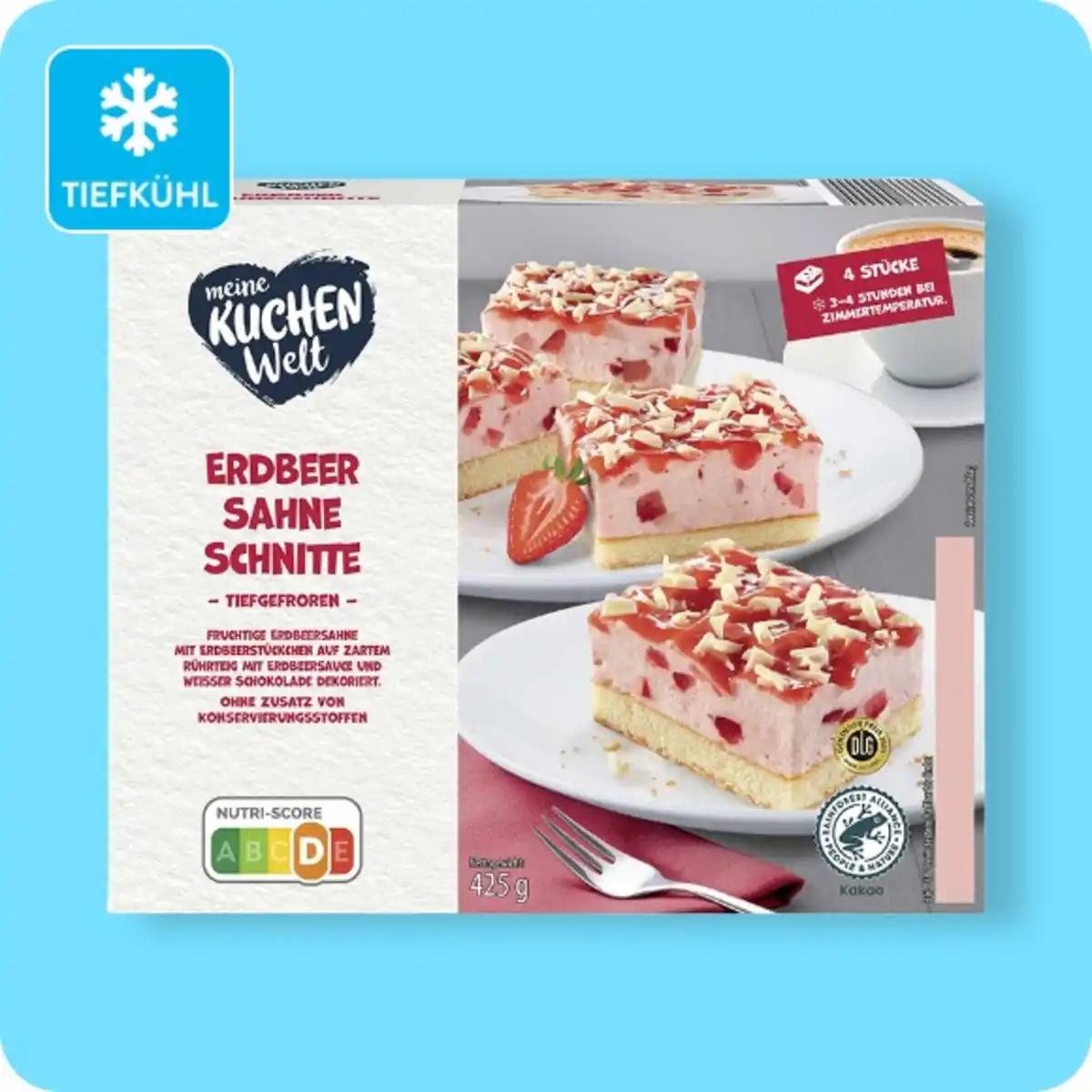 Bild 1 von MEINE KUCHEN WELT Sahneschnitten, Erdbeer-Sahne-Schnitte