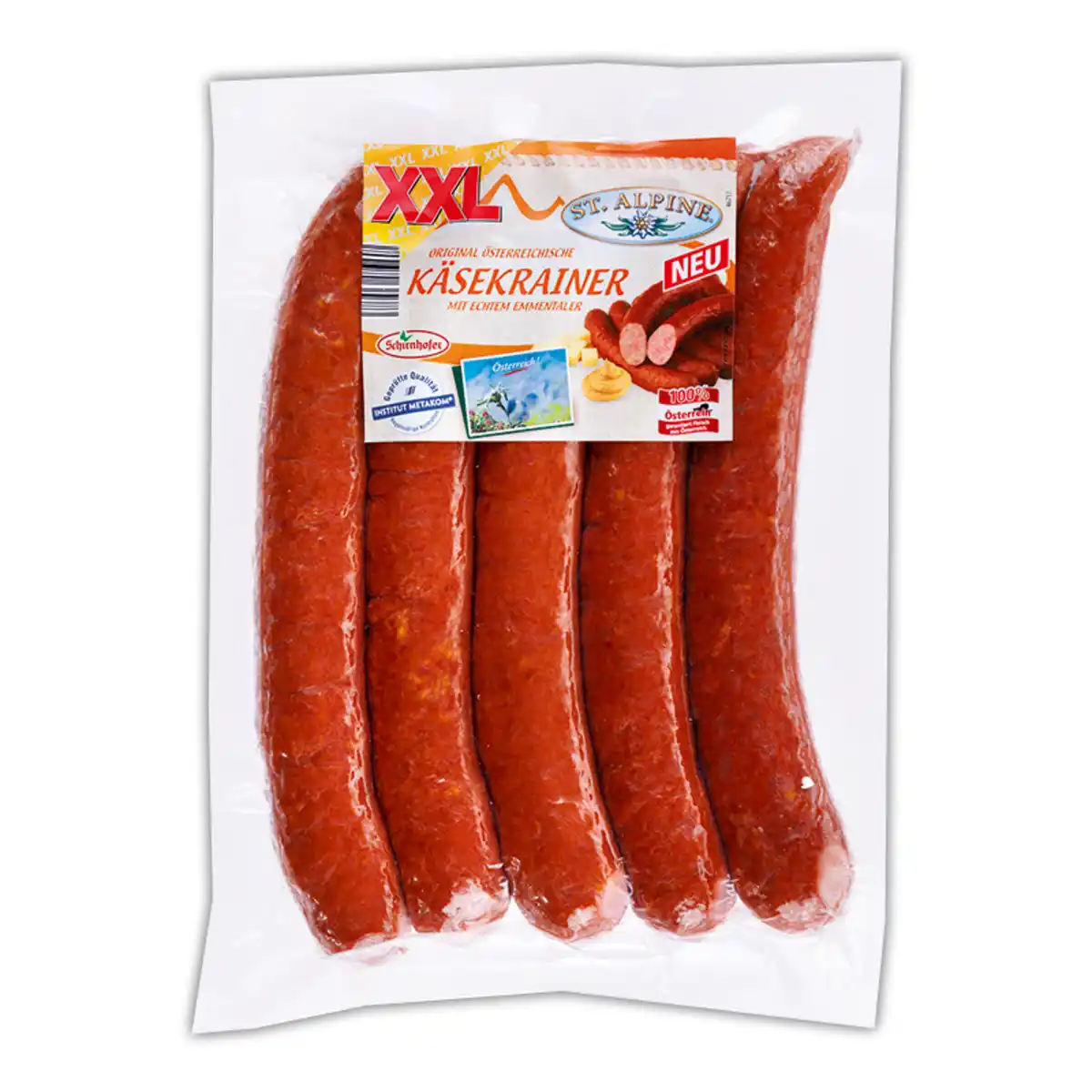 Bild 1 von St. Alpine/Schirnhofer Käsekrainer XXL