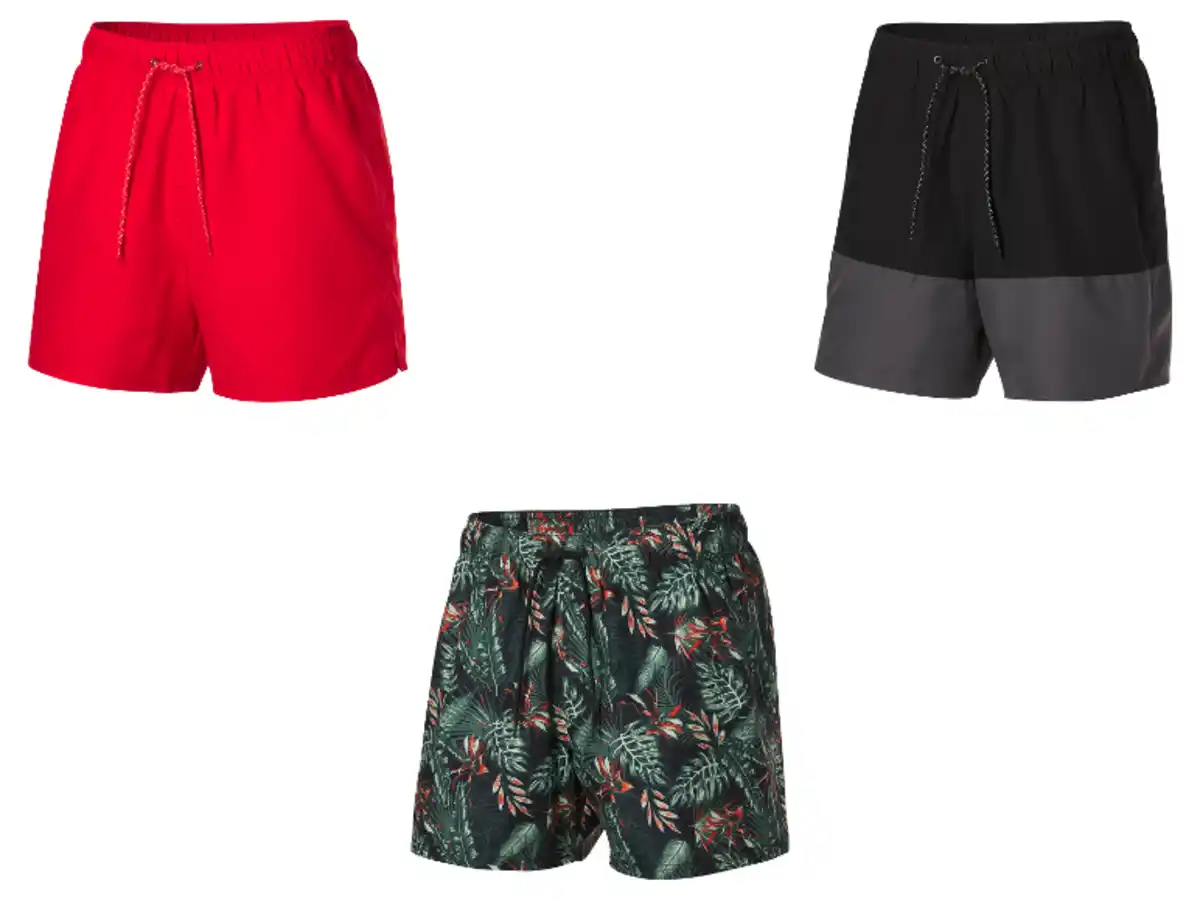 Bild 1 von CRIVIT Herren Badeshorts, mit seitlichen Eingrifftaschen
