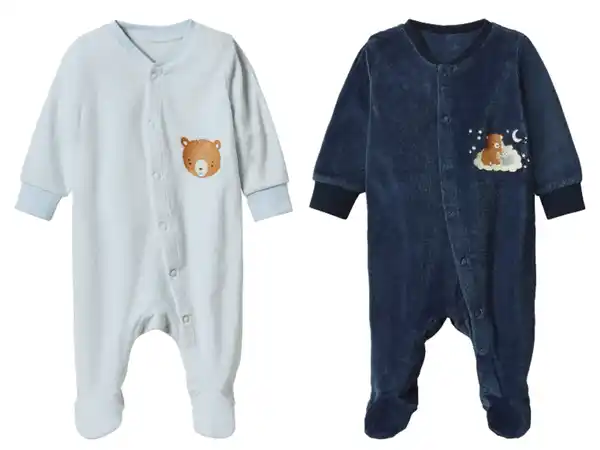 Bild 1 von lupilu® Baby Schlafoverall, Nicki-Qualität
