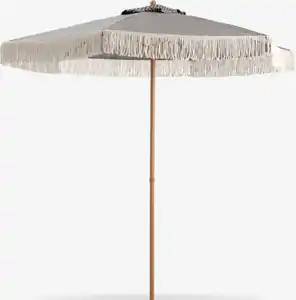 Sonnenschirm IBSTED Ø200 beige/olivgrün