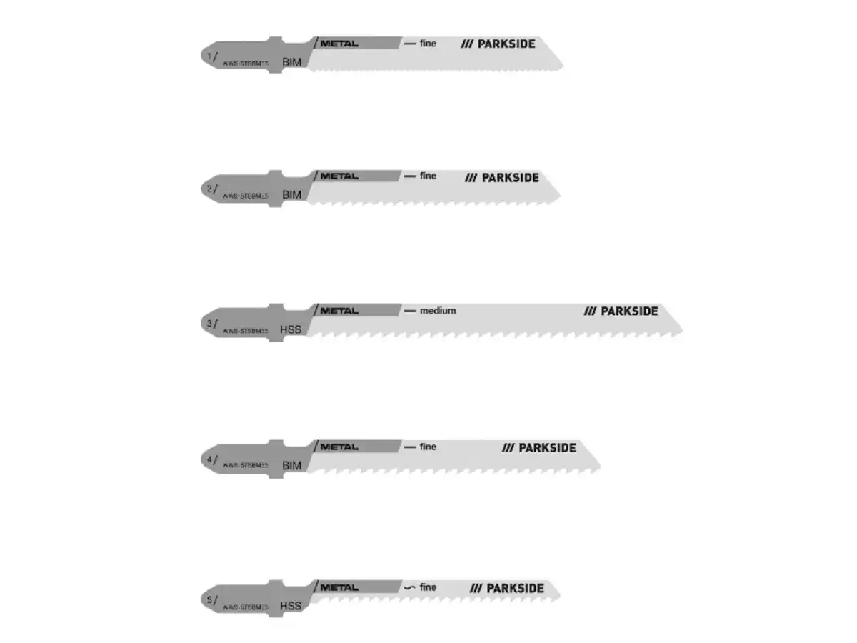 Bild 2 von PARKSIDE® Stichsägeblatt-Set »PSTZ 3 A1«,