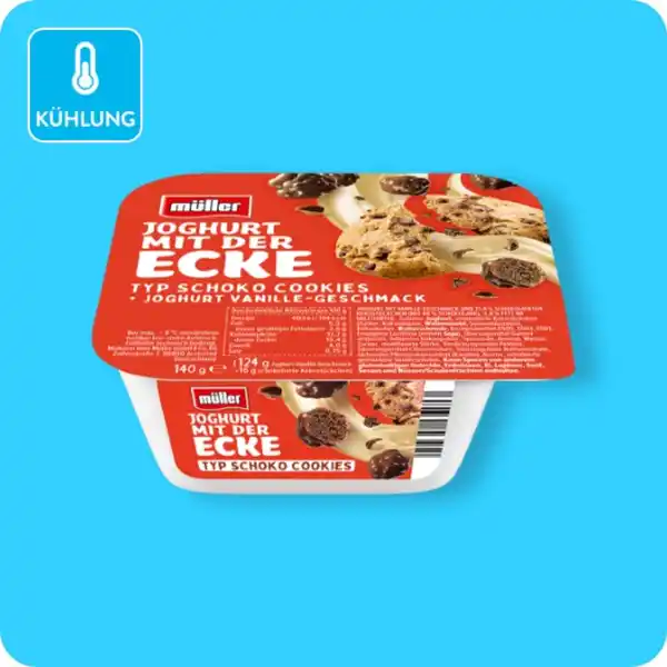 Bild 1 von MÜLLER®  Joghurt mit der Ecke, Schoko-Cookies