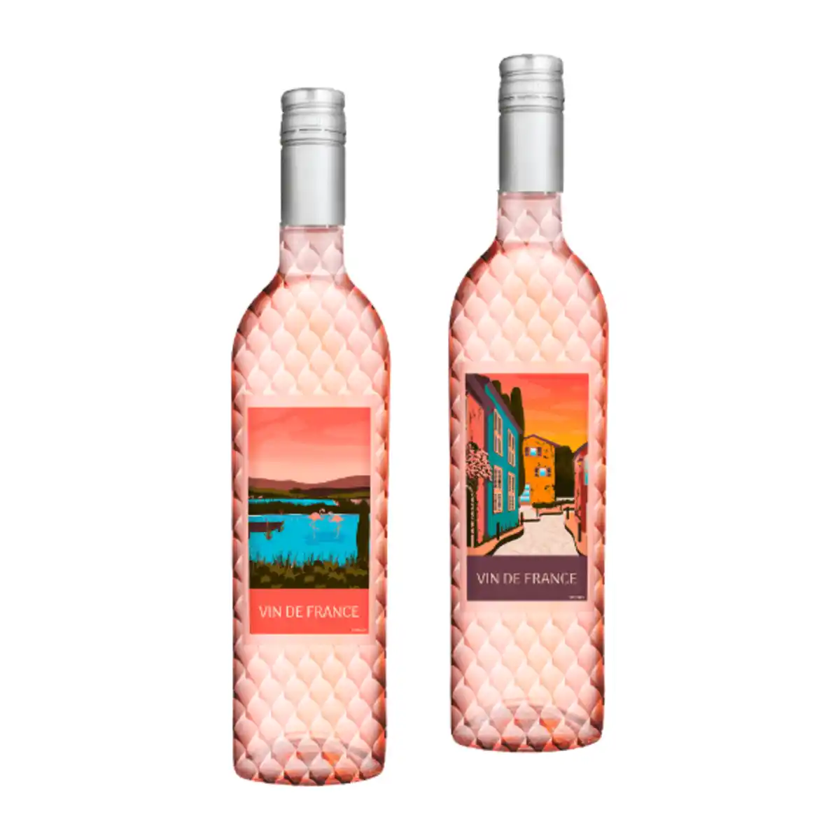 Bild 1 von 6 Labels Grenache Cinsault Rosé VdF 0,75L