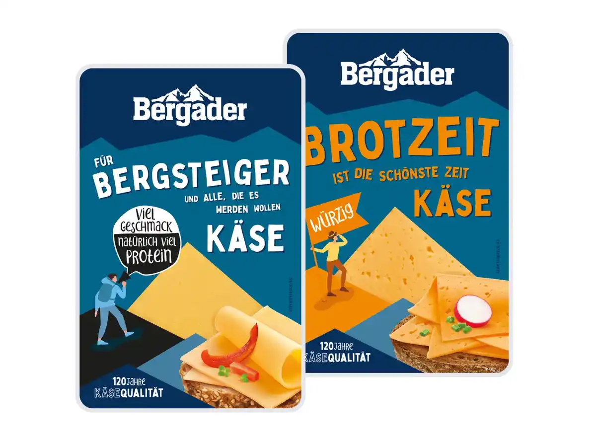 Bild 1 von Bergader Käsescheiben,  125 g
