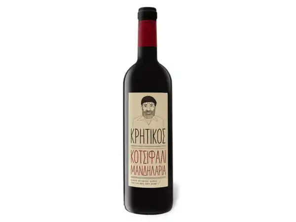 Bild 1 von Kretischer Rotwein PGI trocken, Rotwein 2021