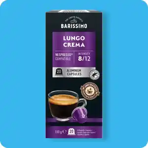 BARISSIMO Kaffeekapseln, Lungo Crema oder Lungo Perfetto