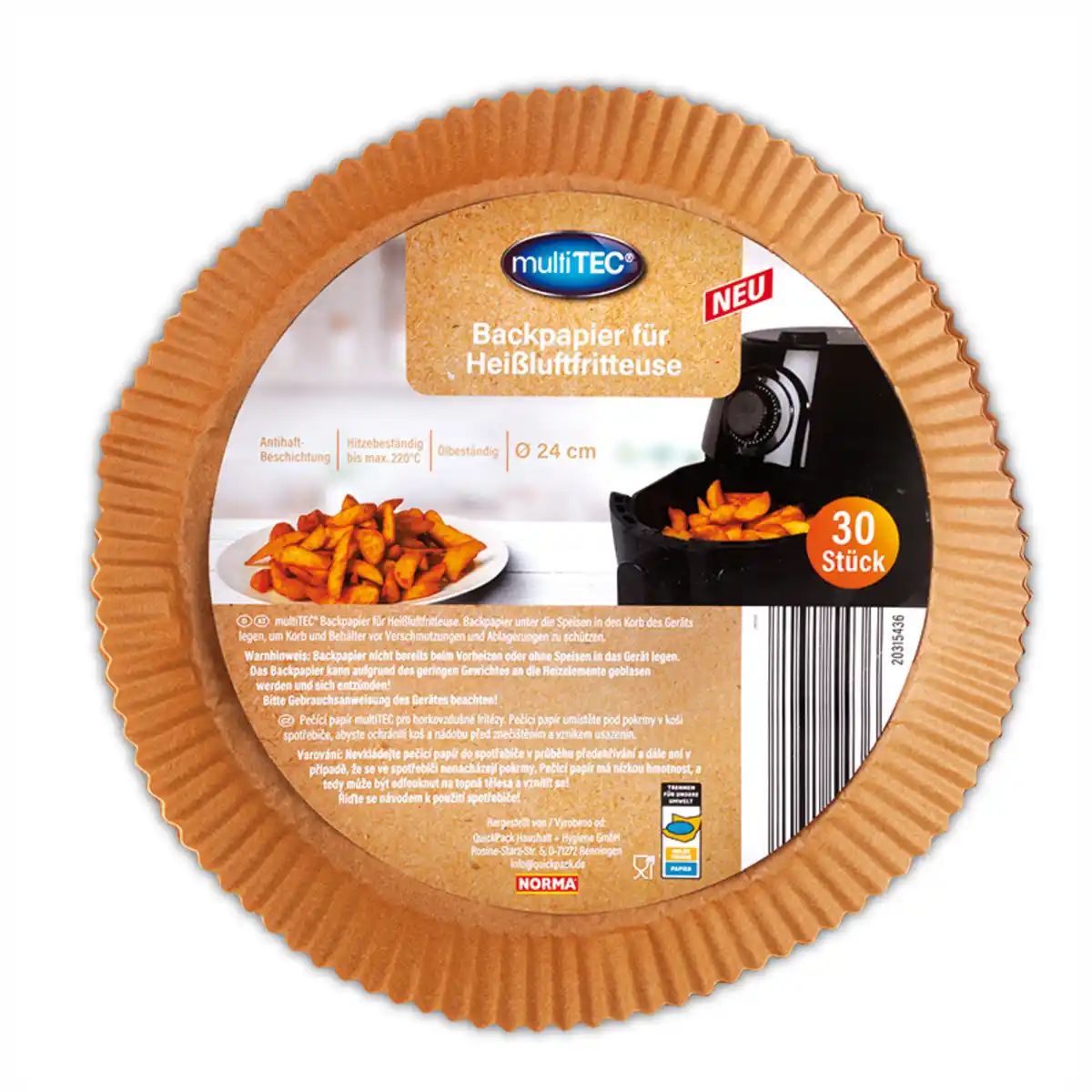 Bild 2 von Multitec Backpapier
