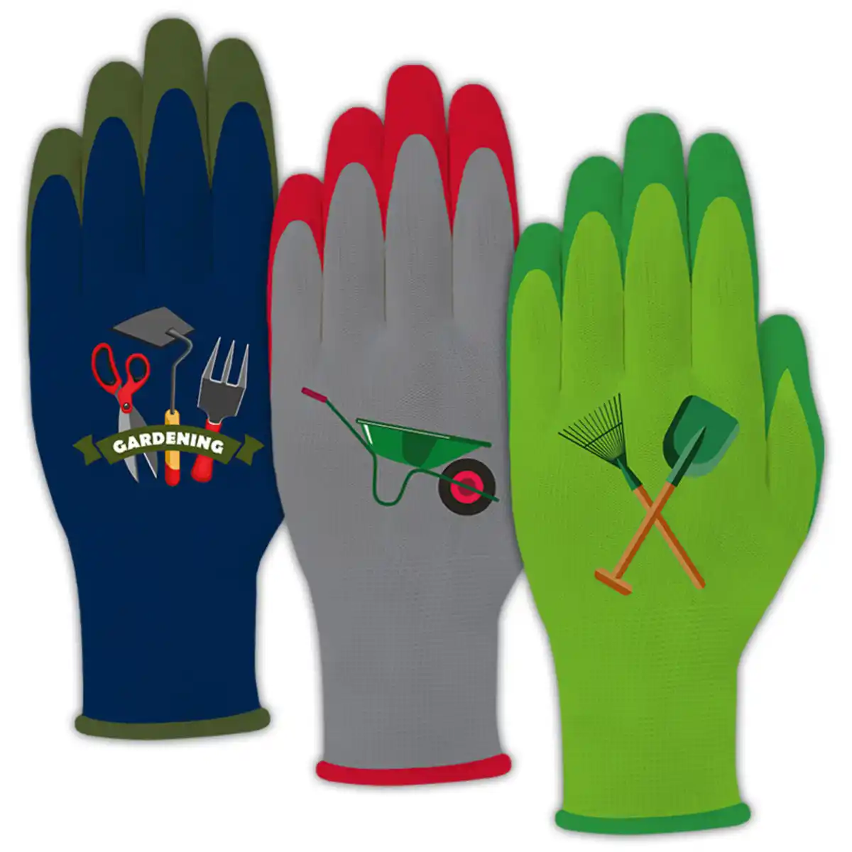 Bild 3 von Powertec Garden Gartenhandschuhe "Tira" 3 Paar