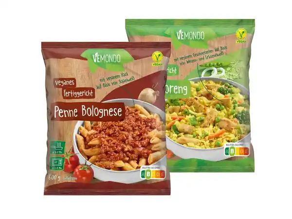 Bild 1 von Vemondo Vegane Fertiggerichte,  600 g