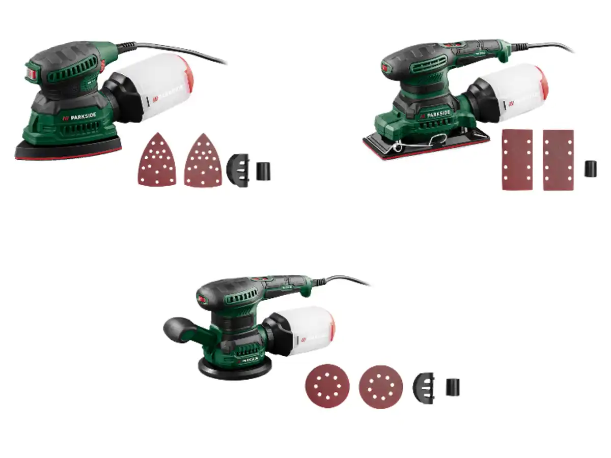 Bild 1 von PARKSIDE® Schwingschleifer »PSS270C3« / Multischleifer »PMS220A1« / Exzenterschleifer »PEXS300C3«