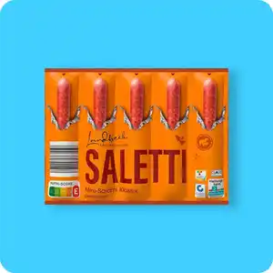 LANDBECK Saletti Mini-Salamis, Klassik oder Pikant