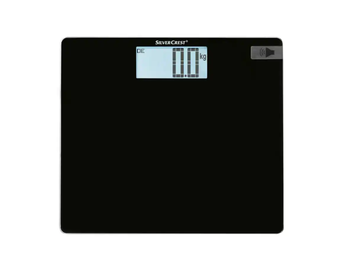 Bild 1 von SILVERCREST® PERSONAL CARE Personenwaage Glas sprechend »SPWS 180 F2«