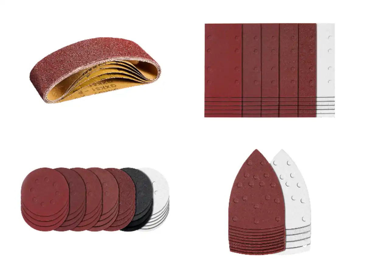 Bild 1 von PARKSIDE® Schleifpapier-Set für Bandschleifer / -Schwingschleifer / -Exzenterschleifer / -Multischleifer,  6 Blatt