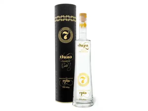 Bild 1 von Ouzo 7 epta Premium Gold mit Geschenkbox 43% Vol