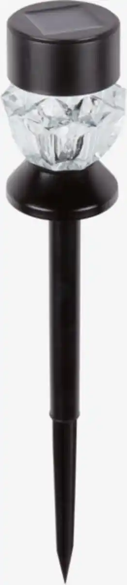 Bild 1 von Solarlampe SPLITTERNE Ø7xH35cm schwarz