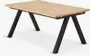 Bild 1 von Esstisch SANDBY 100x160 eiche natur/schwarz