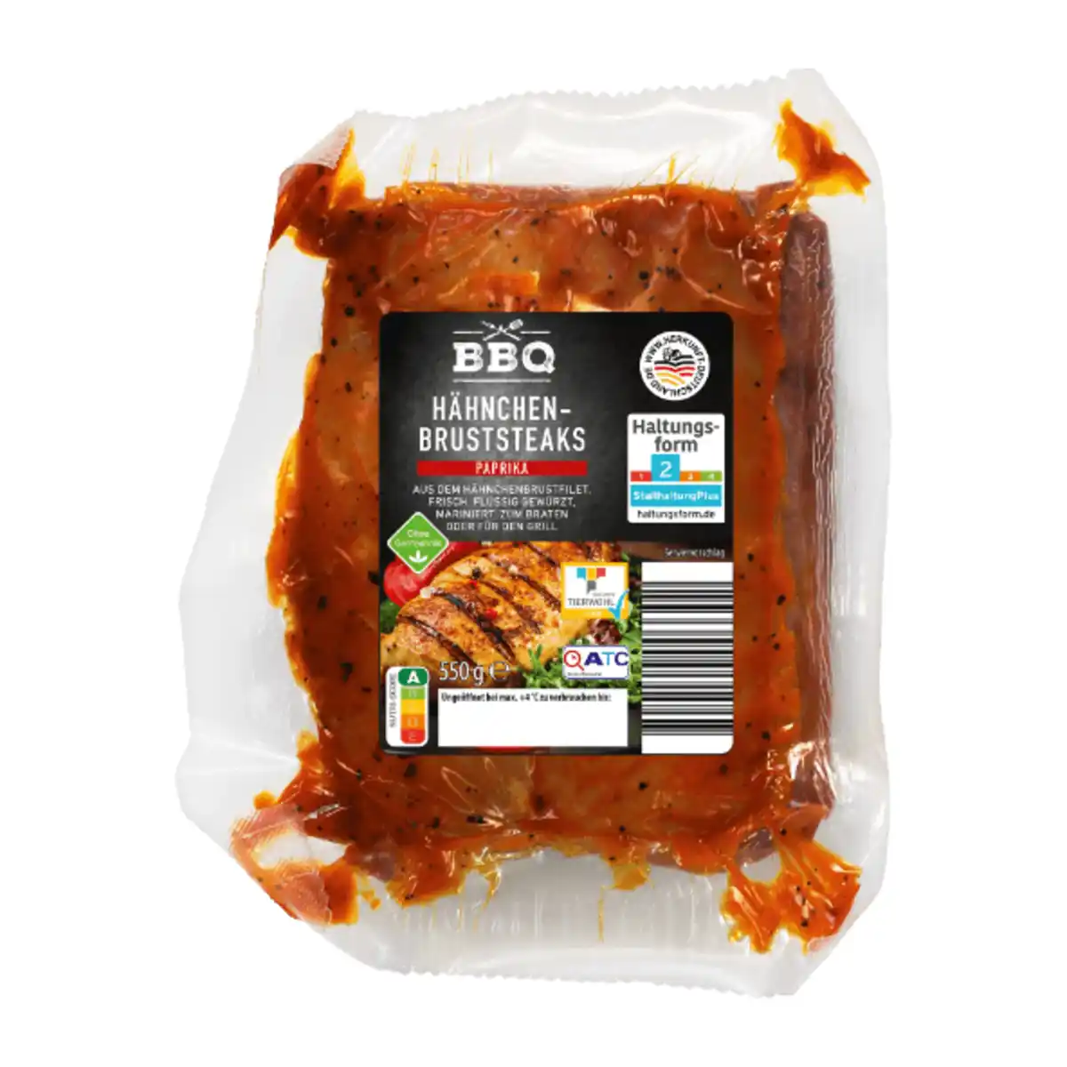 Bild 2 von BBQ Hähnchensteaks 550g
