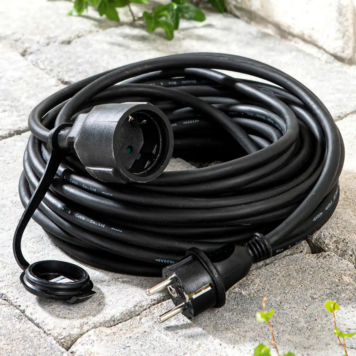 Bild 1 von Powertec Electric Gummiverlängerungskabel 15 m