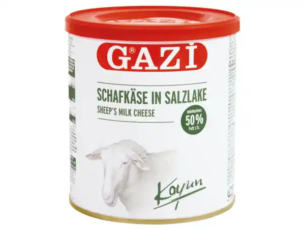 Bild 1 von Gazi Schafkäse in Salzlake/Ziegenkäse,  400 g