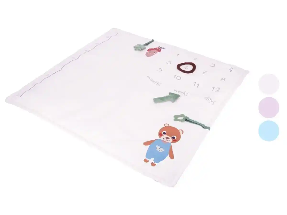 Bild 1 von lupilu® Baby-Meilensteindecke, mit Spielfunktionen