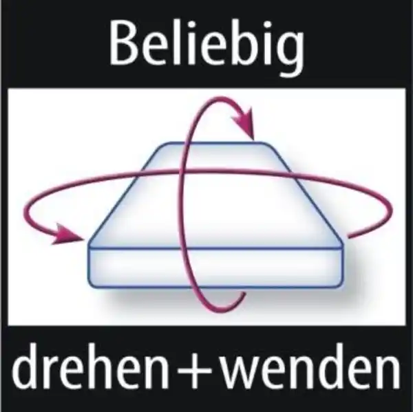 Bild 2 von 7-Zonen-Kaltschaum-Wendematratze ca. 90 x 200 cm