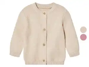 lupilu® Baby Strickjacke, aus reiner Bio-Baumwolle
