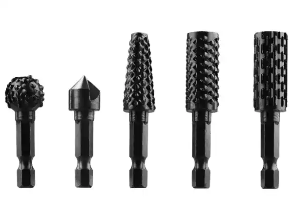 Bild 3 von PARKSIDE® Rotorraspel / Holzstrukturbürste / Raspel- und Senkerset / Holzspaltbohrer