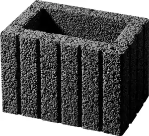 Kann Pflanzstein Mini 30 x 20 x 20 cm anthrazit