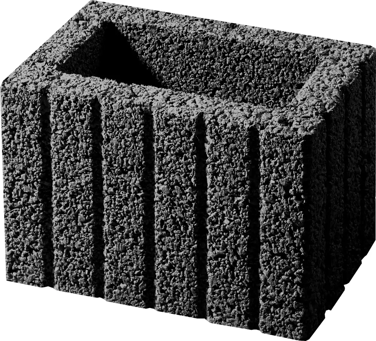 Bild 1 von Kann Pflanzstein Mini 30 x 20 x 20 cm anthrazit