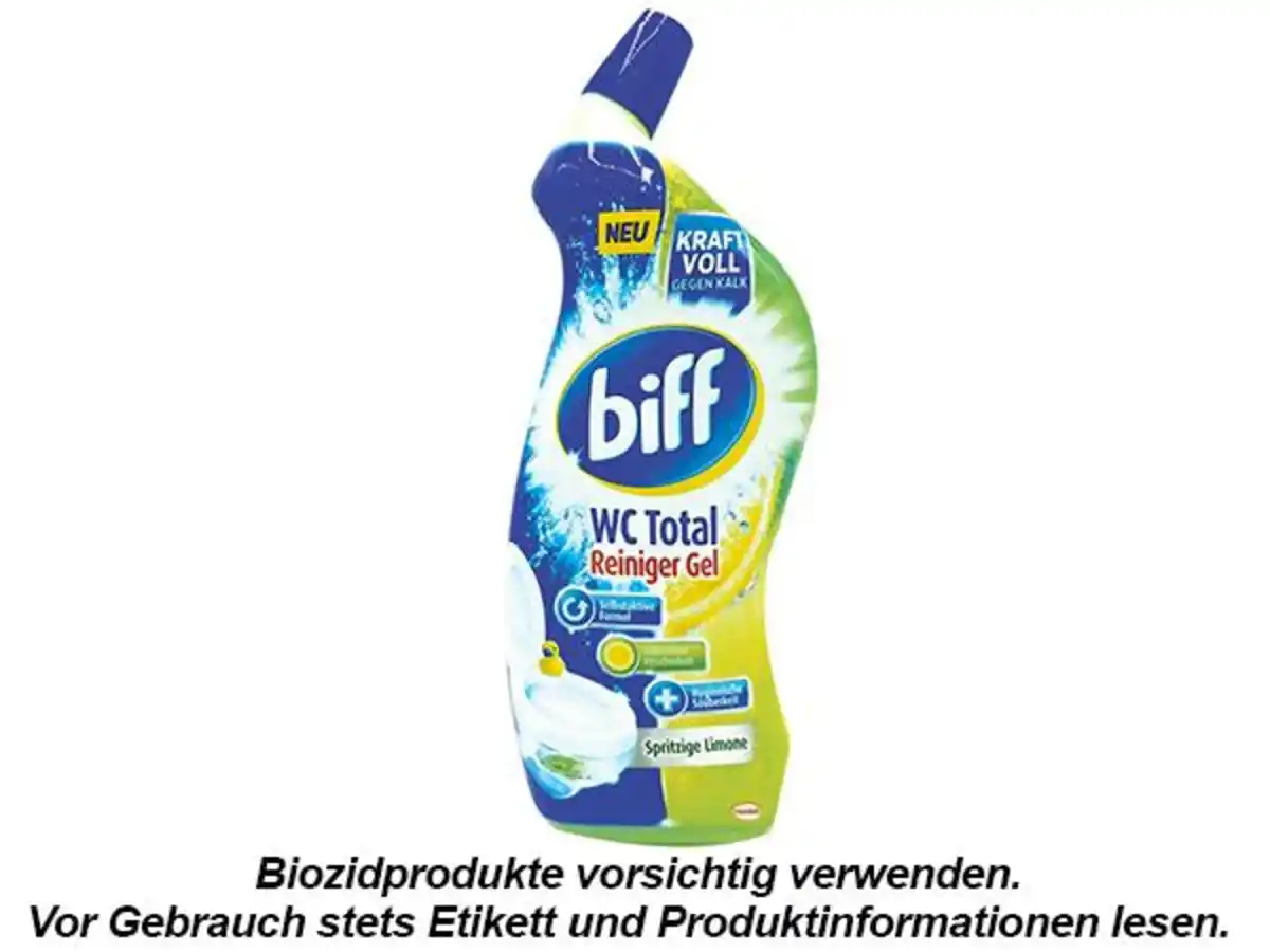 Bild 1 von Biff WC Total Reiniger Gel 750 ml