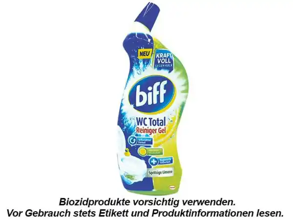 Bild 1 von Biff WC Total Reiniger Gel 750 ml