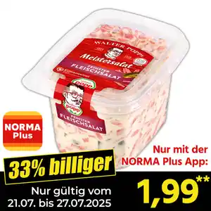 Popp Feinkost Feinster Fleischsalat