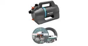 Gardena Gartenpumpe 4100 Silent Set 4.100 l/ h 550 Watt