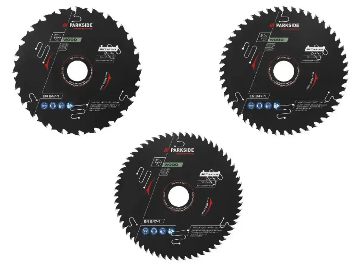 Bild 1 von PARKSIDE PERFORMANCE® Kreissägeblatt »PKSBP 19024 A1 / PKSBP 19048 A1 / PKSBP 19060 A1«