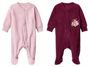 lupilu® Baby Schlafoverall, aus kuschelig weicher Nicki-Qualität