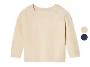 lupilu® Baby Strickpullover, mit Schulterknöpfung