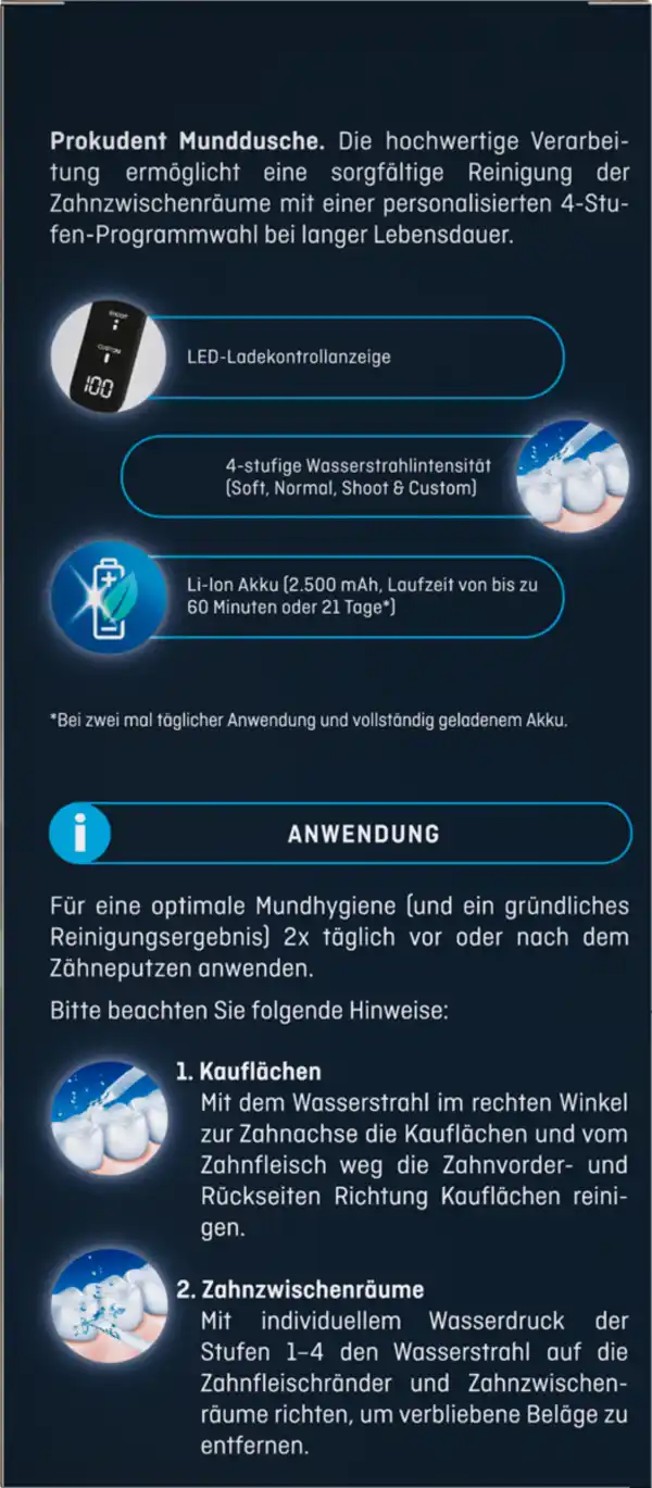 Bild 4 von prokudent Munddusche Aqua