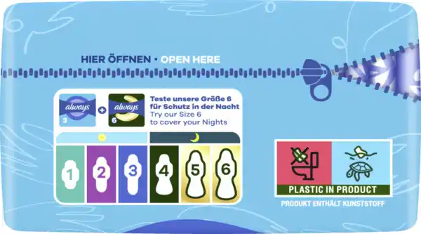 Bild 2 von Always Ultra Day Long Plus Binden mit Flügeln