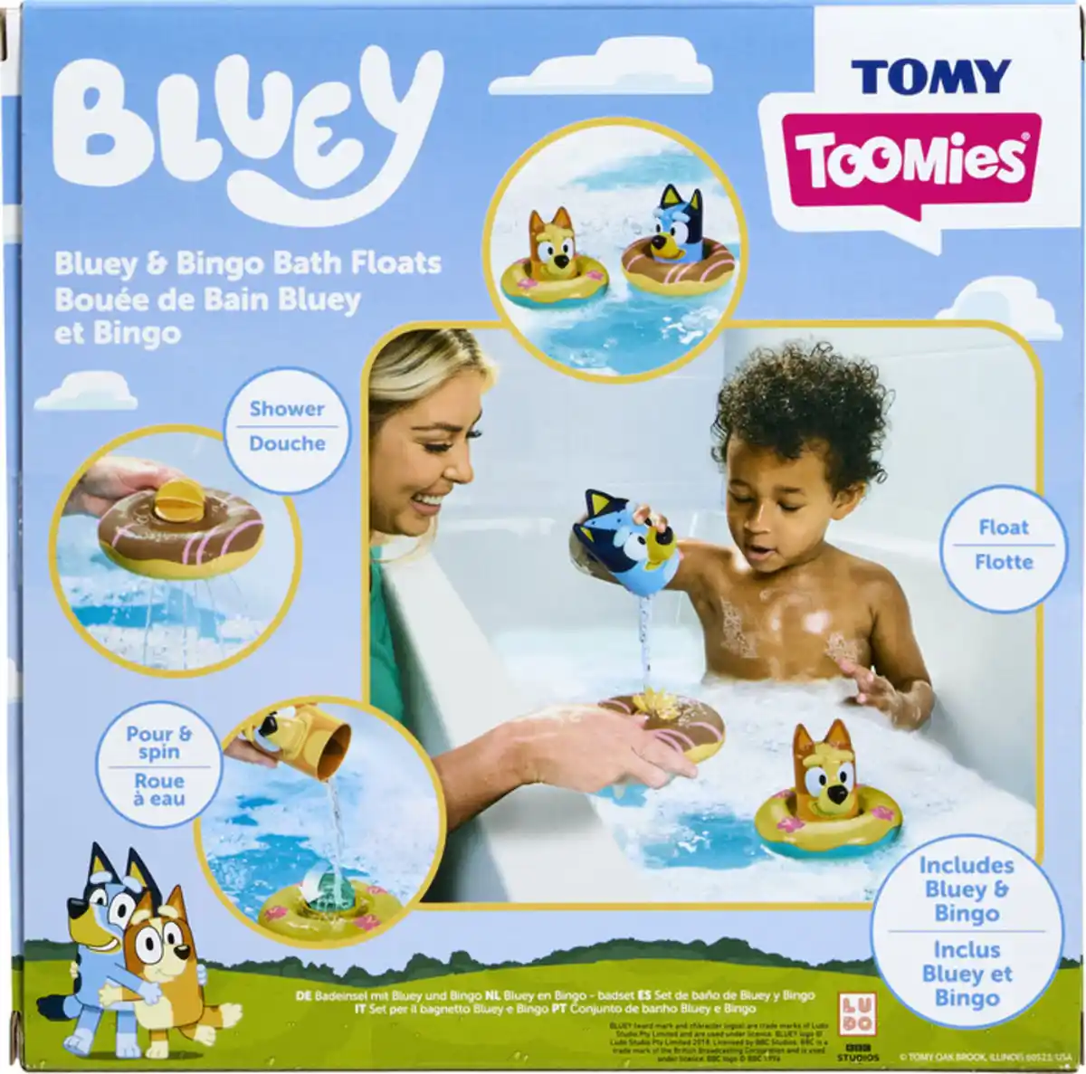 Bild 3 von TOMY Bluey Badeinsel, 2er Pack