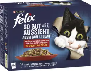 Felix So gut wie es aussieht Geschmacksvielfalt vom Land in Gelee Multipack, 1.020 g
