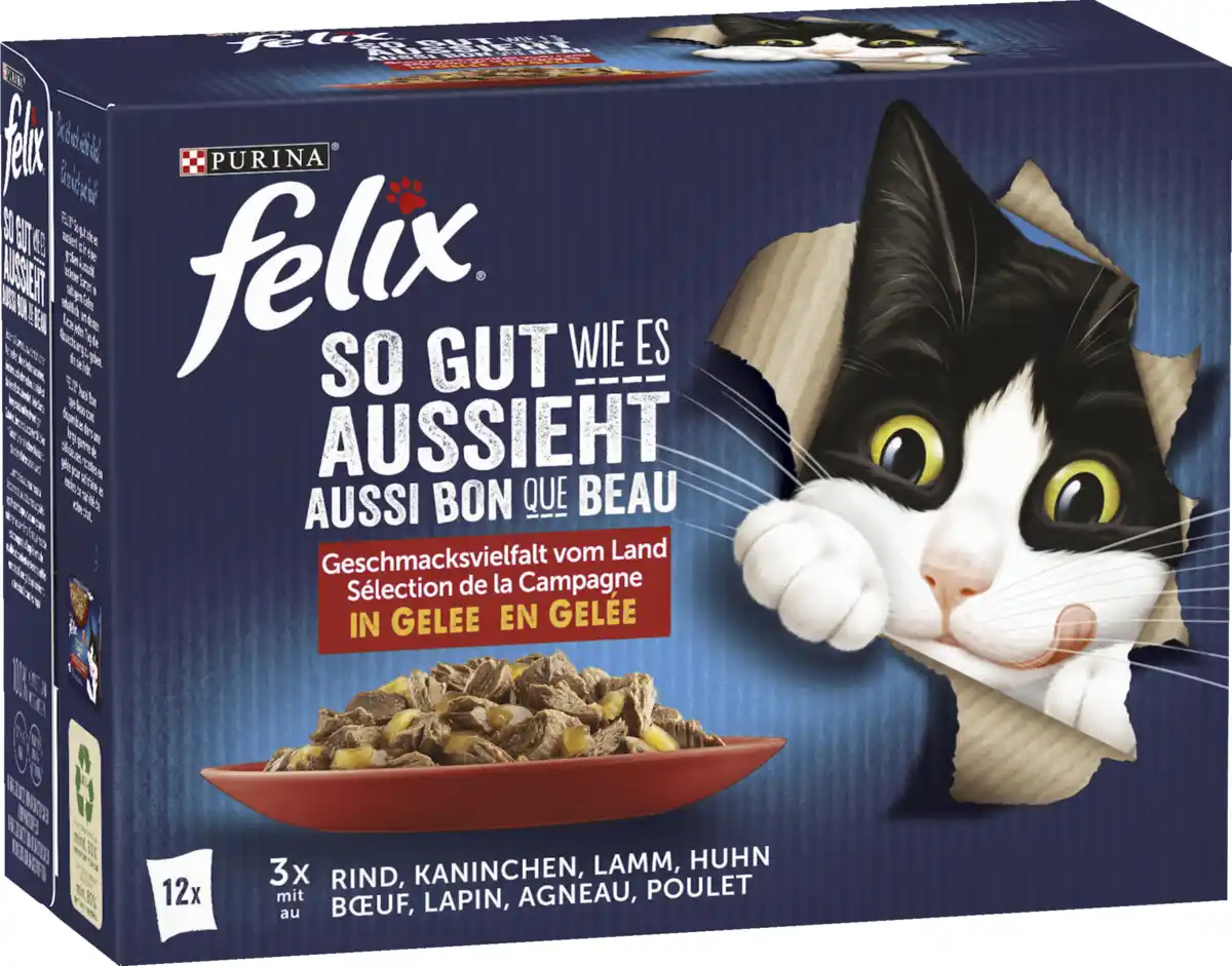 Bild 1 von Felix So gut wie es aussieht Geschmacksvielfalt vom Land in Gelee Multipack, 1.020 g
