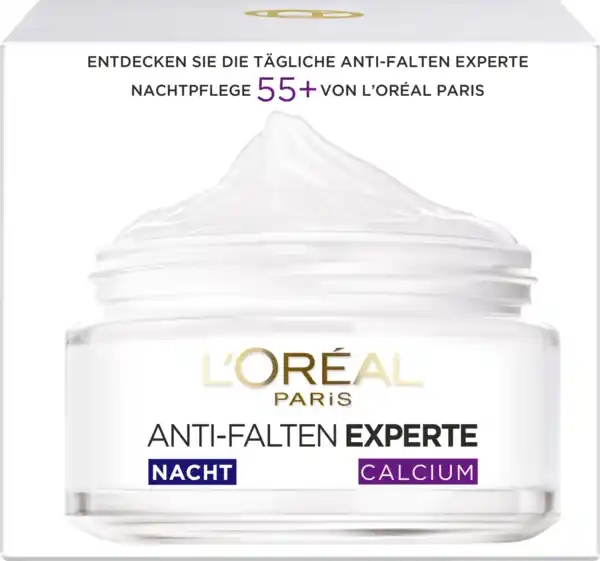 Bild 3 von L’Oréal Paris Gesichtscreme Anti-Falten Experte 55+ Nachtpflege, 50 ml