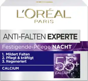 L’Oréal Paris Gesichtscreme Anti-Falten Experte 55+ Nachtpflege, 50 ml