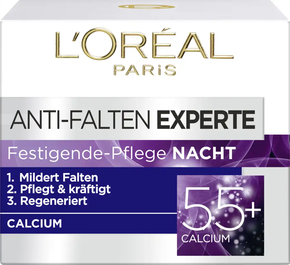 Bild 1 von L’Oréal Paris Gesichtscreme Anti-Falten Experte 55+ Nachtpflege, 50 ml