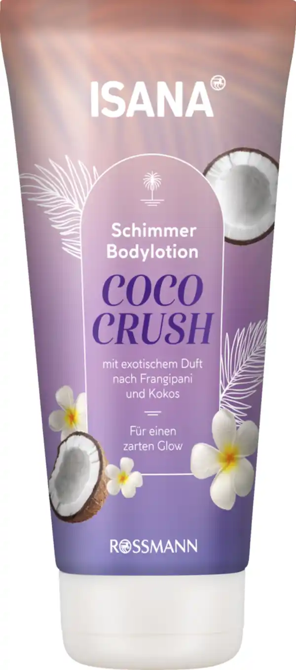 Bild 1 von ISANA Schimmer Bodylotion Coconut Crush, 200 ml