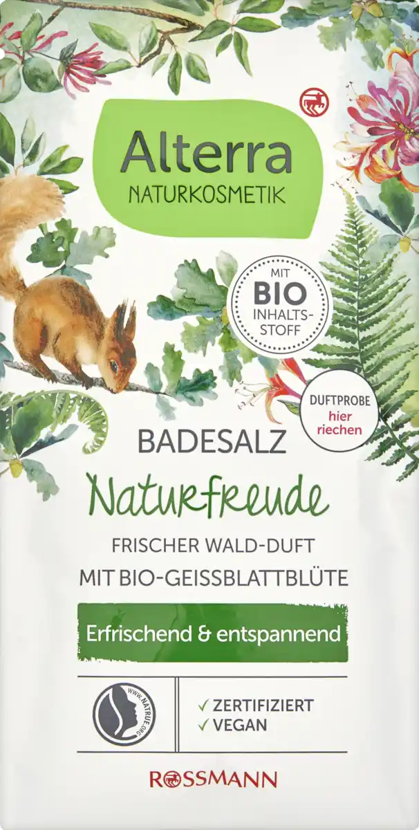 Bild 1 von Alterra NATURKOSMETIK Badesalz Naturfreude, 60 g