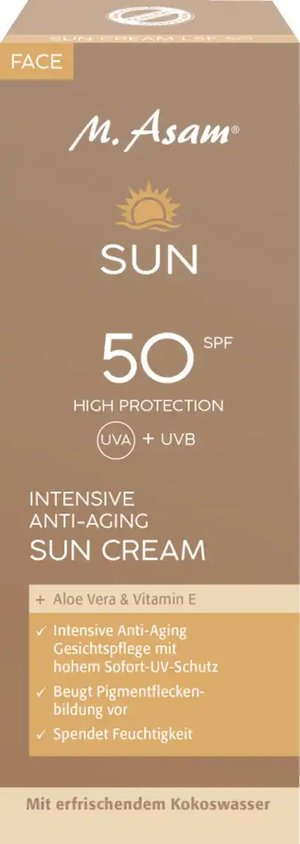 Bild 1 von M. Asam SUN Intensive Anti-Aging Sun Cream LSF 50, 50 ml